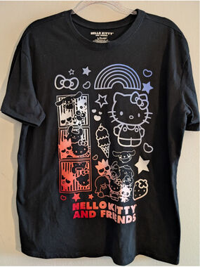 Hello Kitty by Sanrio Short Sleeve Tee XXL Black